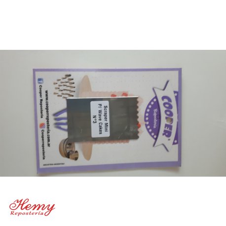 Scraper mini para wave cakes
