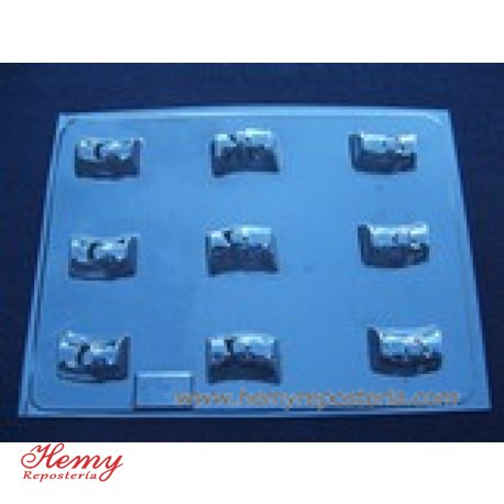 Placa para bombones chicas.