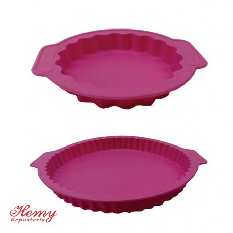 Tartera rizada silicona 14 cm.