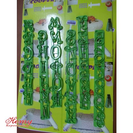 Letras y números Funky