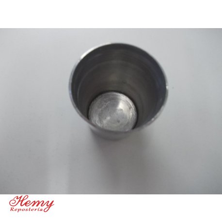 Vaso flan alum. s/ borde nro. 3 alt. 7 cms - diám. 7 cms.