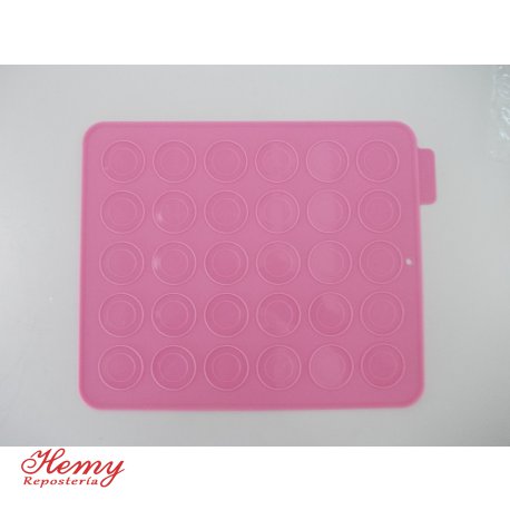 Molde macarrón silicona x 30