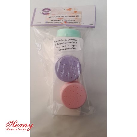 Rociador de almibar y espolvoreador