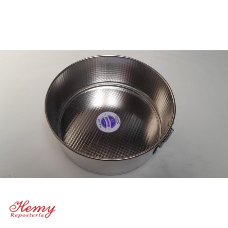 Tortera desarmable hojalata 20 cm con cierre