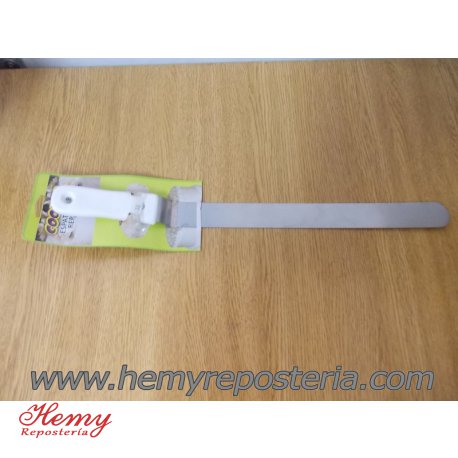 Espatula acero inoxidable con forma 18 cms.