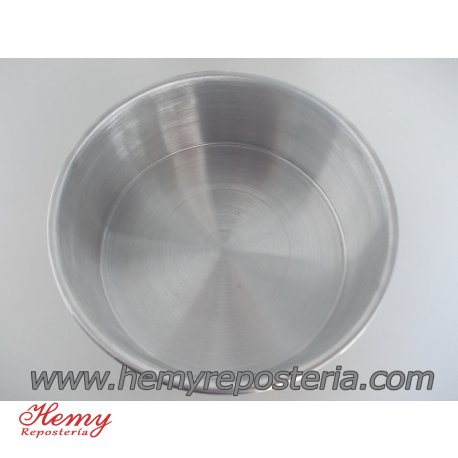 Tortera redonda aluminio alto 8 cms. nº 20