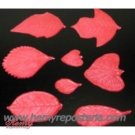 Marc de hojas gdes n° 6 - 7 - 8