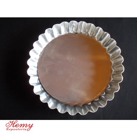 Tarta de manzana en aluminio fija Nª 22
