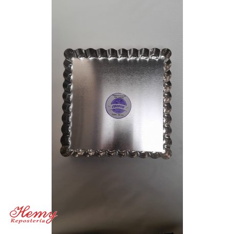 Pasta frola cuadrada desf. hojalata 22 cm