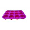 Molde para cupcakes silicona x 12 u